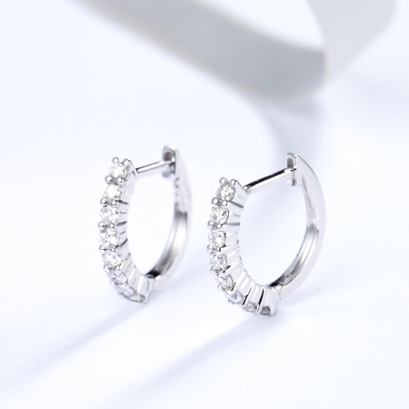 花如水－钻石耳环