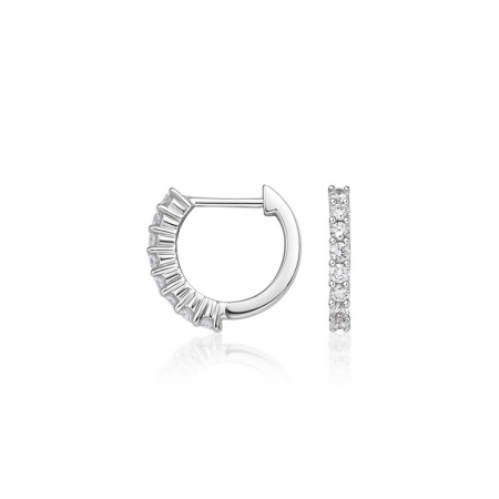 花如水－钻石耳环